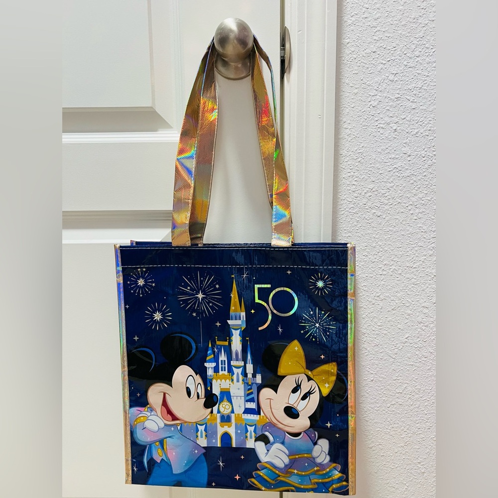 Walt Disney World 50th Anniversary Medium Shopper Tote Bag
